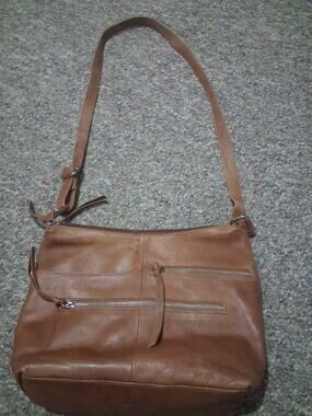 Leather Works Brown Shoulder Bag Purse by Great American